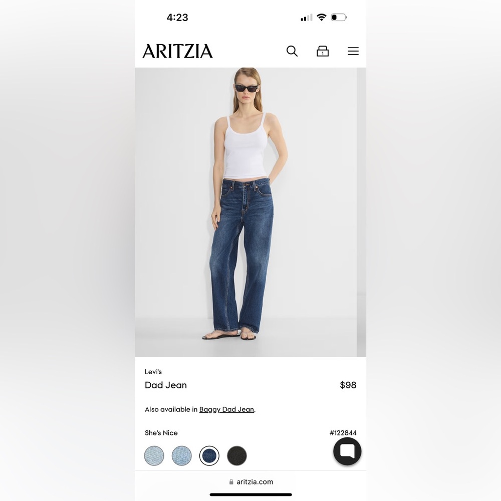 Levi’s Dad Jean in dark wash